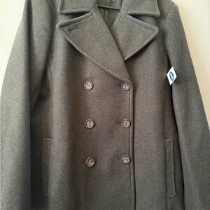 NWT Old Navy Dark Green Peacoat